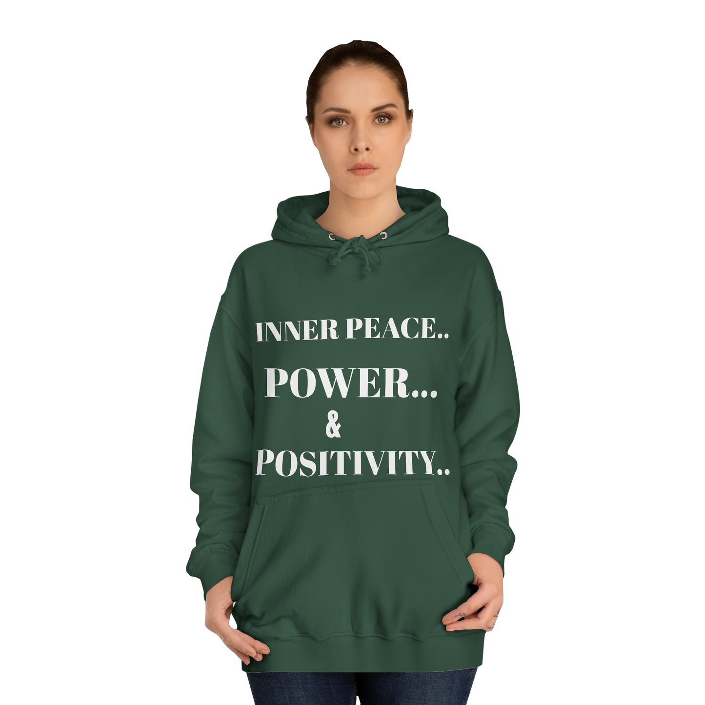 Unisex Printed Hoodie - Meditating Woman